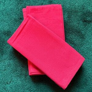 Set Of 6 Happy Holidays 100% cotton Ref Cloth Napkins